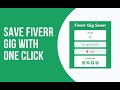 Fiverr Gig Saver  from Chrome web store to be run with OffiDocs Chromium online