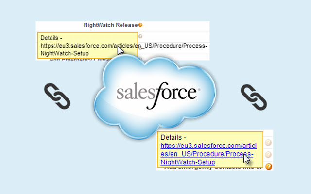 Fix SalesForce bubble text  from Chrome web store to be run with OffiDocs Chromium online