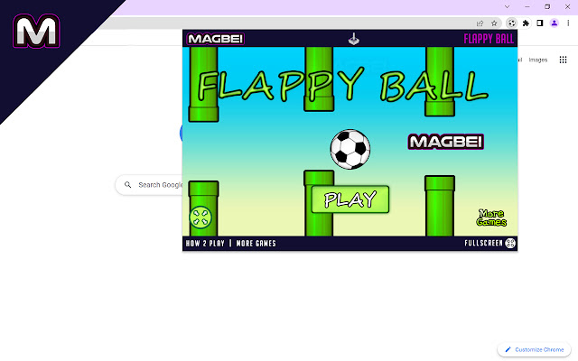 Flappy Ball Game Runs Offline  from Chrome web store to be run with OffiDocs Chromium online