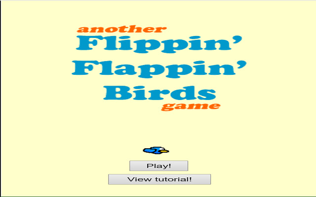 Flappy bird Original  from Chrome web store to be run with OffiDocs Chromium online