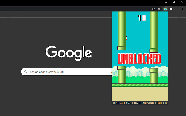 Flappy Bird Unblocked  from Chrome web store to be run with OffiDocs Chromium online