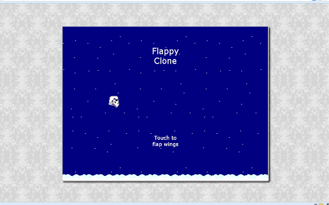 Flappy Clone  from Chrome web store to be run with OffiDocs Chromium online