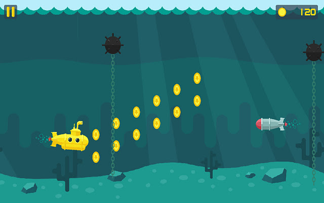 Flappy Submarine  from Chrome web store to be run with OffiDocs Chromium online