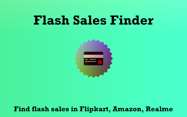 Flash Sales Finder  from Chrome web store to be run with OffiDocs Chromium online