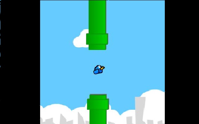 Flippy Flappy game  from Chrome web store to be run with OffiDocs Chromium online