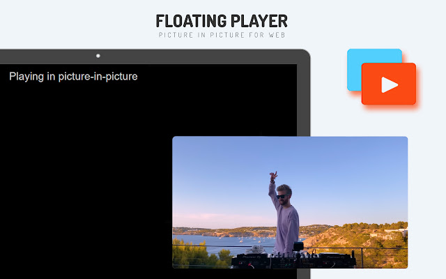 Floating Player Picture in Picture mode  from Chrome web store to be run with OffiDocs Chromium online