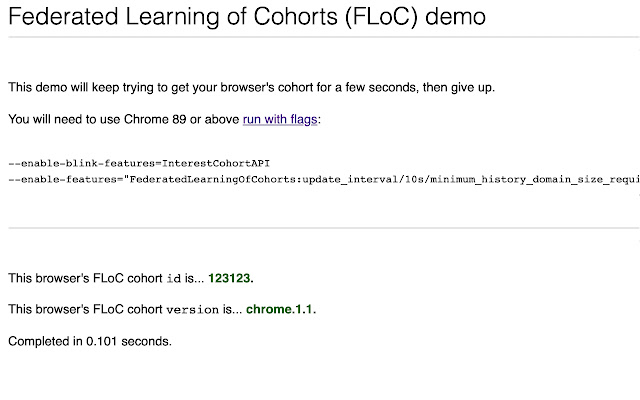 FLoC Block  from Chrome web store to be run with OffiDocs Chromium online