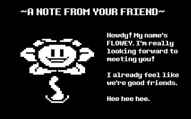 Flowey  from Chrome web store to be run with OffiDocs Chromium online