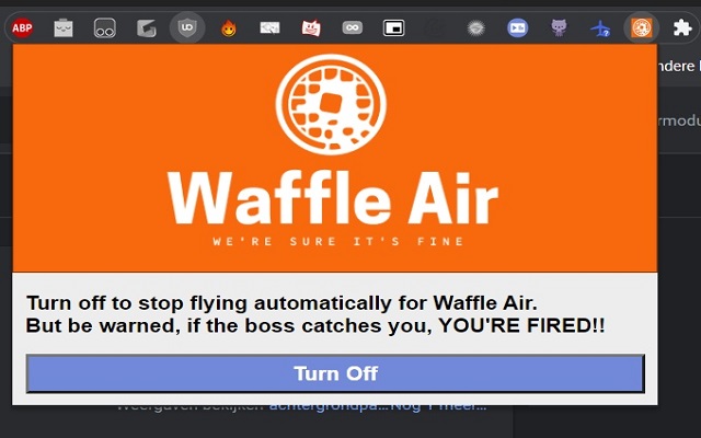 FlyForWafflyAir!  from Chrome web store to be run with OffiDocs Chromium online