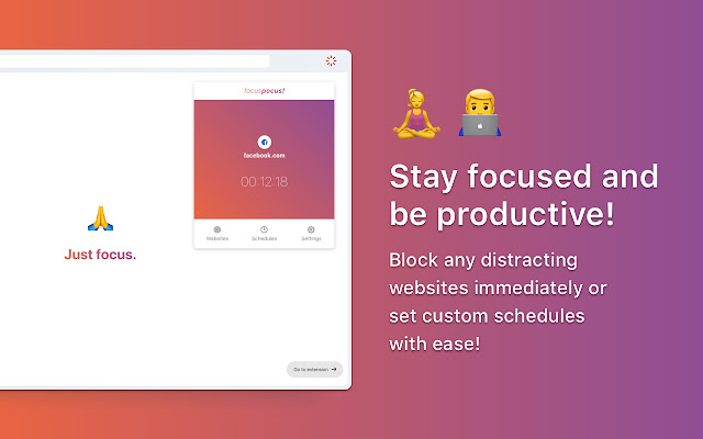 focuspocus: Productivity  Site Blocker  from Chrome web store to be run with OffiDocs Chromium online