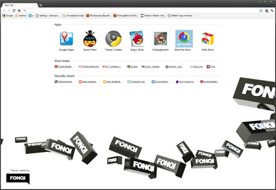 FONQI Theme  from Chrome web store to be run with OffiDocs Chromium online