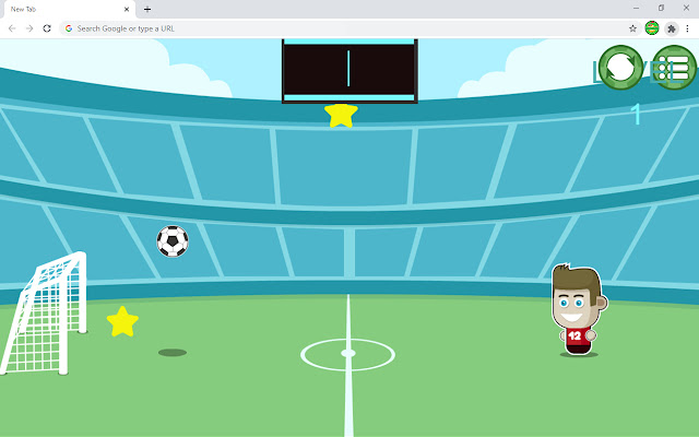 Foot Star Sports Game  from Chrome web store to be run with OffiDocs Chromium online