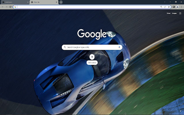 Ford GT Browser Theme  from Chrome web store to be run with OffiDocs Chromium online