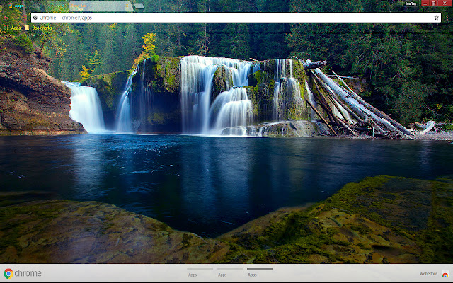 Forest Landscape Waterfall  from Chrome web store to be run with OffiDocs Chromium online