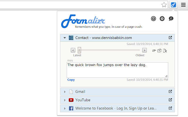 Formalizr  from Chrome web store to be run with OffiDocs Chromium online