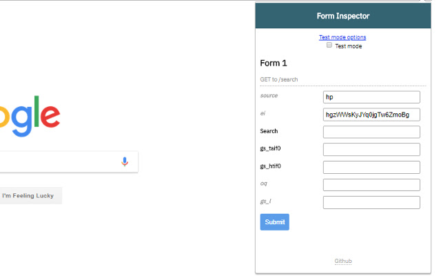 Form Inspector  from Chrome web store to be run with OffiDocs Chromium online