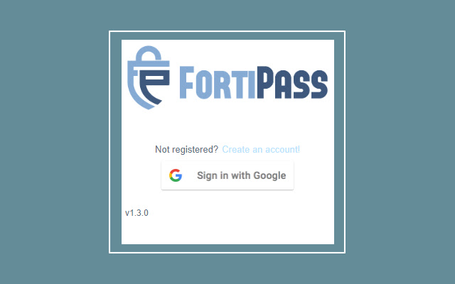 FortiPass  from Chrome web store to be run with OffiDocs Chromium online