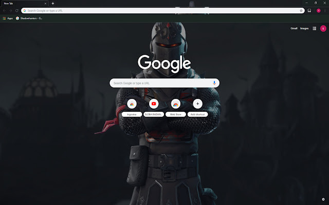 Fortnite Black Knight Theme  from Chrome web store to be run with OffiDocs Chromium online