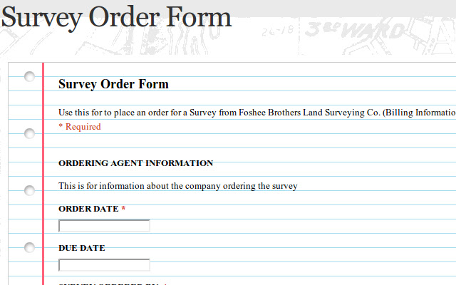 Foshee Brothers Quick Survey Request  from Chrome web store to be run with OffiDocs Chromium online