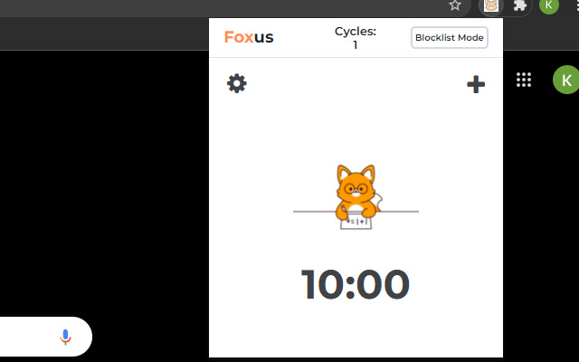 Foxus  from Chrome web store to be run with OffiDocs Chromium online