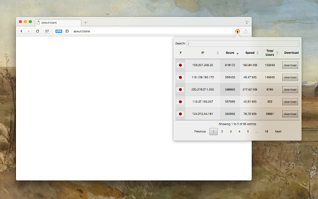 Free OpenVPN Server Finder  from Chrome web store to be run with OffiDocs Chromium online