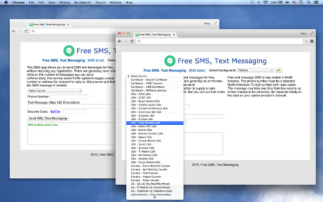 Free SMS, Text Messaging  from Chrome web store to be run with OffiDocs Chromium online