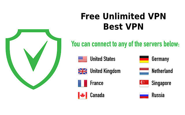 Free Unlimited VPN Best VPN  from Chrome web store to be run with OffiDocs Chromium online