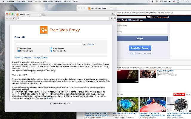 Free Web Proxy  from Chrome web store to be run with OffiDocs Chromium online