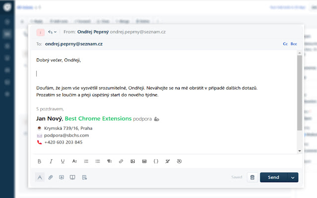 Freshdesk Assistant (čeština)  from Chrome web store to be run with OffiDocs Chromium online