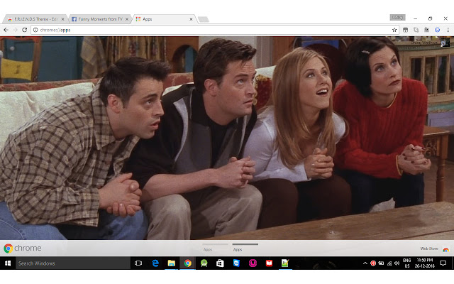 F.R.I.E.N.D.S Theme  from Chrome web store to be run with OffiDocs Chromium online