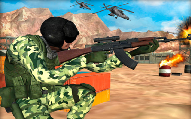 Frontline Army Commando War  from Chrome web store to be run with OffiDocs Chromium online