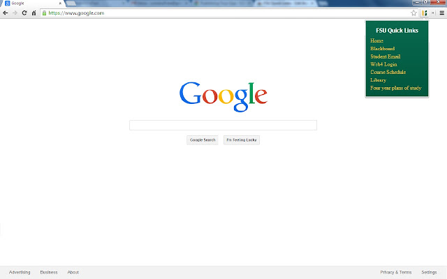 FSU Quick Links  from Chrome web store to be run with OffiDocs Chromium online