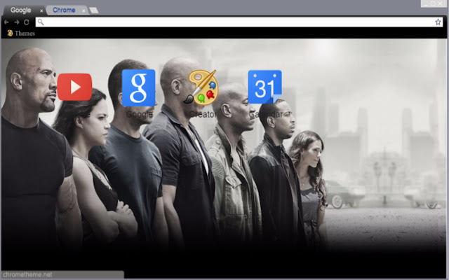 Furious 7 Theme  from Chrome web store to be run with OffiDocs Chromium online