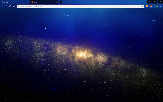 Galaxy Space  from Chrome web store to be run with OffiDocs Chromium online