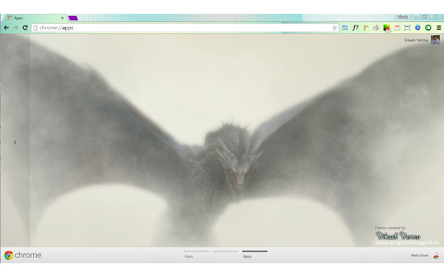 Game of Thrones Season 5 Dragon  from Chrome web store to be run with OffiDocs Chromium online