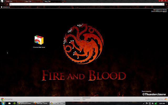 Game of Thrones: Targaryen  from Chrome web store to be run with OffiDocs Chromium online