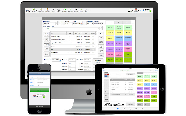 Gazelle Point of Sale  from Chrome web store to be run with OffiDocs Chromium online