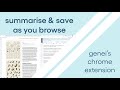 Genei: Browse Fast  from Chrome web store to be run with OffiDocs Chromium online