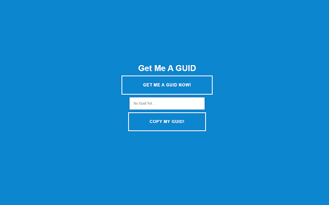 Get Me A GUID  from Chrome web store to be run with OffiDocs Chromium online