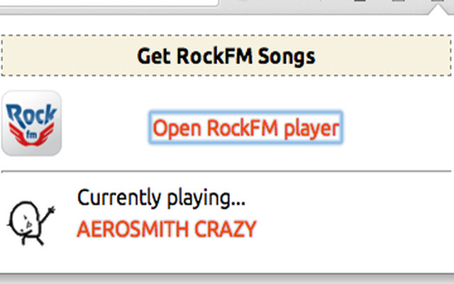 Get RockFM Songs  from Chrome web store to be run with OffiDocs Chromium online