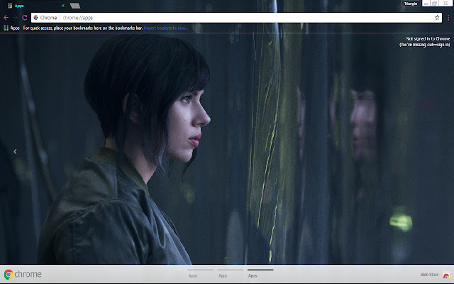 Ghost in the Shell 1920X1080  from Chrome web store to be run with OffiDocs Chromium online