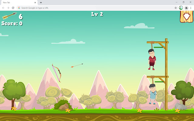 Gibbets Archery Shooting Game  from Chrome web store to be run with OffiDocs Chromium online