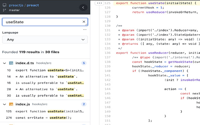 Gineko Github code search  from Chrome web store to be run with OffiDocs Chromium online