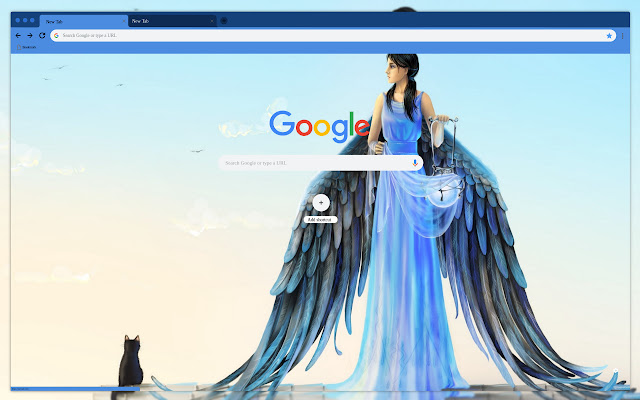 Girl angel with wings  from Chrome web store to be run with OffiDocs Chromium online