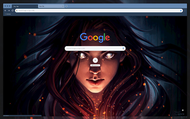 Girl face  from Chrome web store to be run with OffiDocs Chromium online