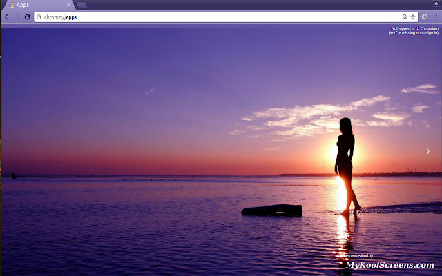 Girl In Beach  from Chrome web store to be run with OffiDocs Chromium online