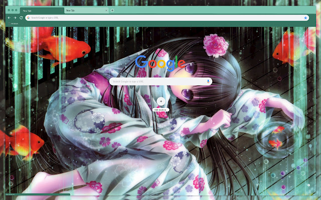 Girl in kimono  from Chrome web store to be run with OffiDocs Chromium online