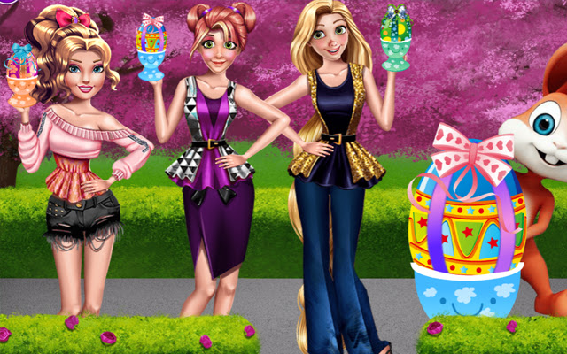 Girls Easter Chocolate Eggs Game  from Chrome web store to be run with OffiDocs Chromium online