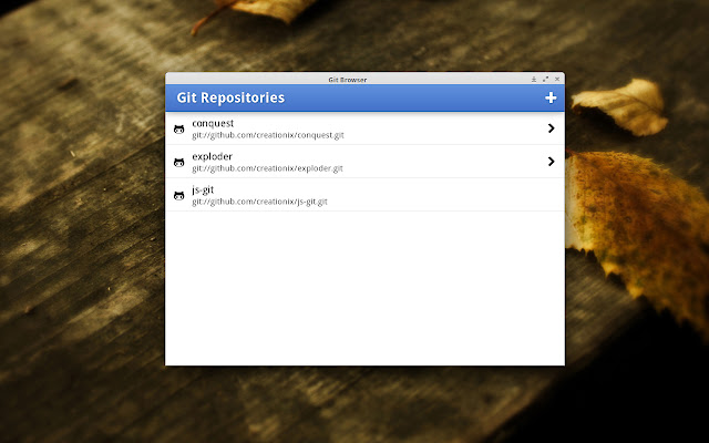 Git Browser  from Chrome web store to be run with OffiDocs Chromium online