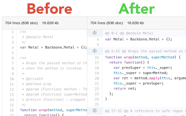 Github Collapse Comments  from Chrome web store to be run with OffiDocs Chromium online